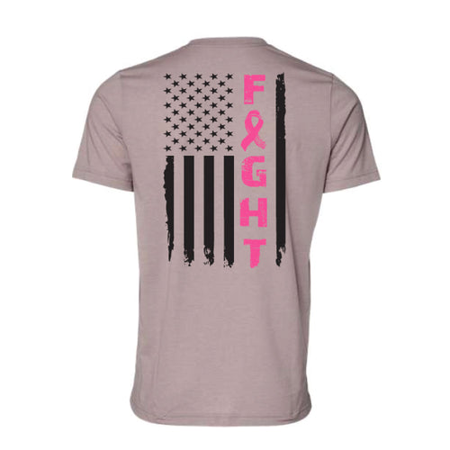 Breast Cancer Unisex Heather CVC T-Shirt